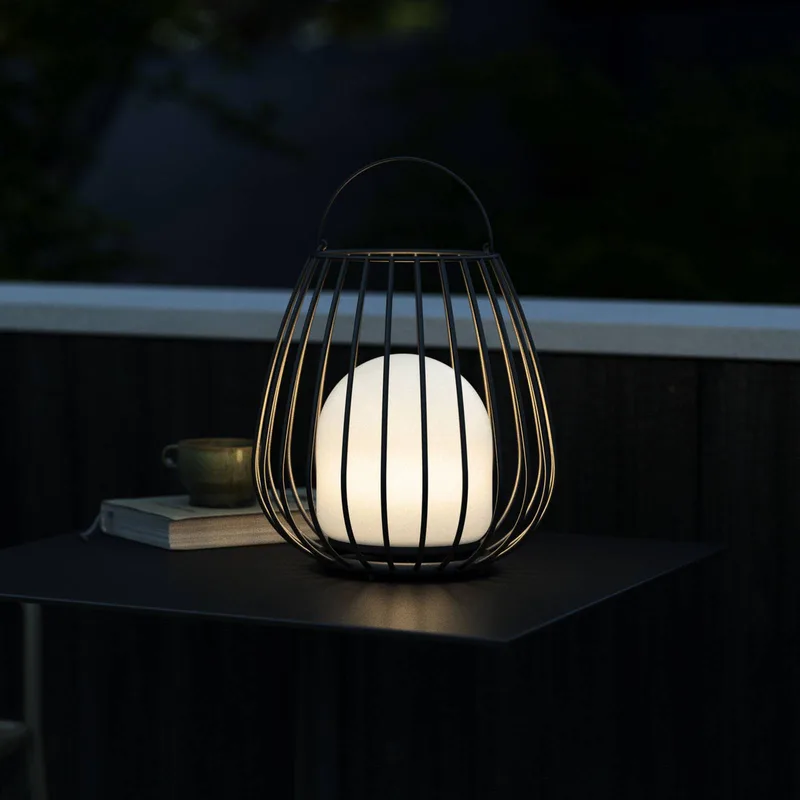 LED tafellamp Jim To-Go, voor buiten, zwart från Nordlux i Svart, Vit – produktbild 1 av 3