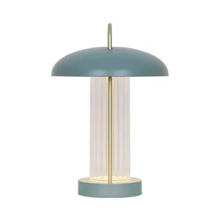 LED bordslampa Mirano, höjd 29 cm, dammgrön, metall från Nordlux i Ljusgrön, Transparent – produktbild 2 av 5