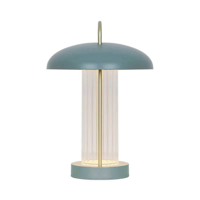 LED bordslampa Mirano, höjd 29 cm, dammgrön, metall från Nordlux i Ljusgrön, Transparent – produktbild 2 av 5