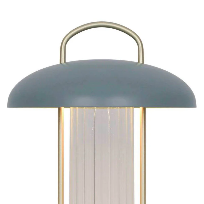 LED bordslampa Mirano, höjd 29 cm, dammgrön, metall från Nordlux i Ljusgrön, Transparent – produktbild 4 av 5