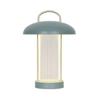 LED bordslampa Mirano, höjd 29 cm, dammgrön, metall från Nordlux i Ljusgrön, Transparent – produktbild 1 av 5