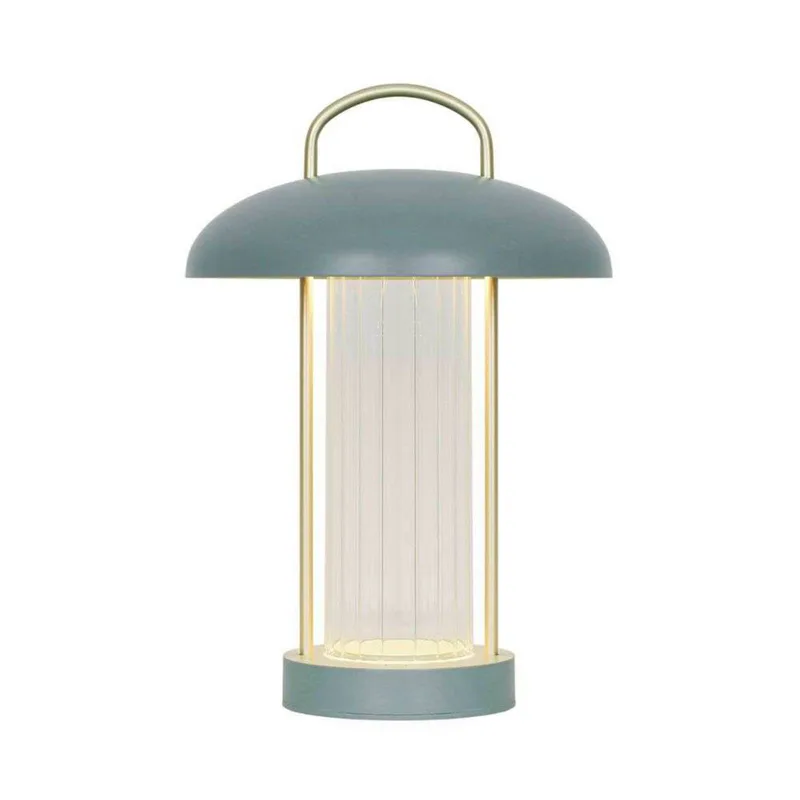 LED bordslampa Mirano, höjd 29 cm, dammgrön, metall från Nordlux i Ljusgrön, Transparent – produktbild 1 av 5