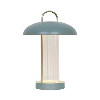 LED bordslampa Mirano, höjd 29 cm, dammgrön, metall från Nordlux i Ljusgrön, Transparent – produktbild 3 av 5