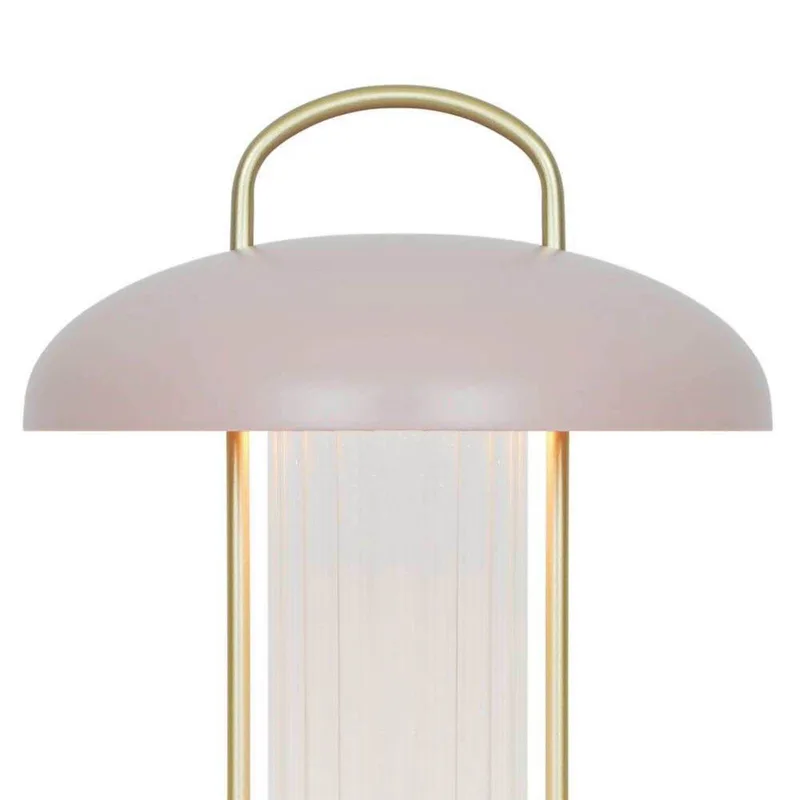 Lampe à poser portable Mirano Støvet Rosa de Nordlux en Lichtroze, Transparent – photo produit 5 sur 5