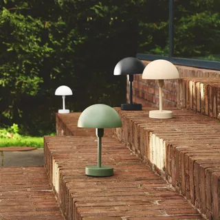 Genopladelig LED bordlampe Ellen To-Go, aluminium fra Nordlux i Hvid – produktbillede 2 af 5
