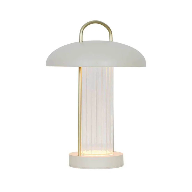 LED tafellamp op batterijen Mirano, beige, hoogte 29 cm Metaal by Nordlux in Beige, Transparent – product photo 3 of 5