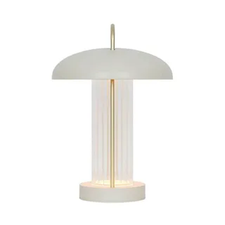 LED tafellamp op batterijen Mirano, beige, hoogte 29 cm Metaal by Nordlux in Beige, Transparent – product photo 2 of 5