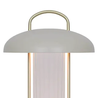 LED tafellamp op batterijen Mirano, beige, hoogte 29 cm Metaal by Nordlux in Beige, Transparent – product photo 4 of 5