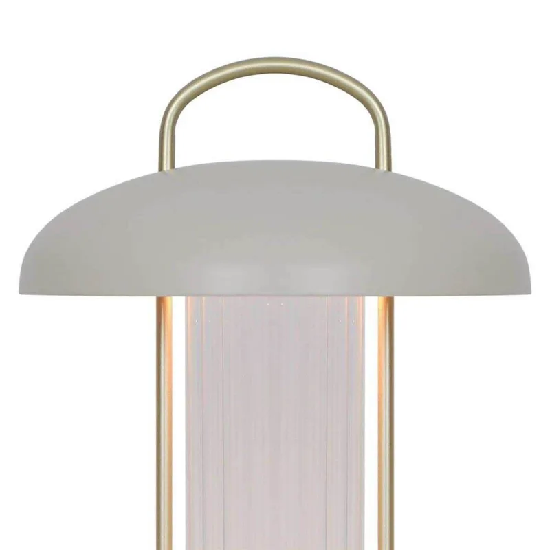 LED tafellamp op batterijen Mirano, beige, hoogte 29 cm Metaal by Nordlux in Beige, Transparent – product photo 4 of 5
