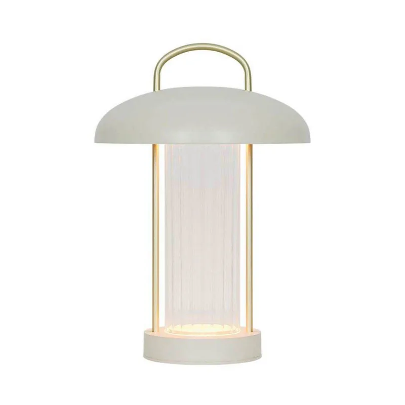LED tafellamp op batterijen Mirano, beige, hoogte 29 cm Metaal by Nordlux in Beige, Transparent – product photo 1 of 5