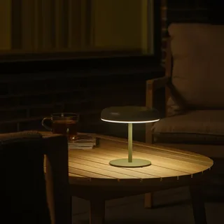 LED bordslampa med solcell och batteri Elmer, metall, IP44 från Nordlux i Grön – produktbild 3 av 5