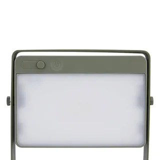 LED bordslampa Saulio, olivgrön, IP44, aluminium, USB, batteri från Nordlux i Olijfgroen, Wit gesatineerd – produktbild 4 av 4