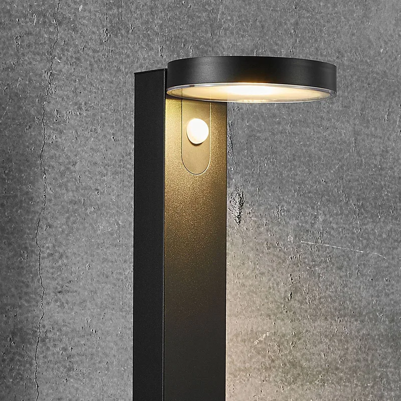LED-väglampa Rica Round, rund från Nordlux i Svart – produktbild 3 av 4