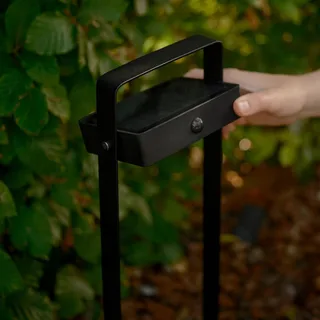 Saulio Solar Lampe de Jardin IP44 Noir de Nordlux en Noir – photo produit 4 sur 5