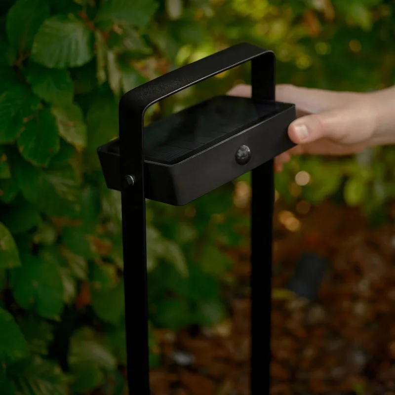 Saulio Solar Lampe de Jardin IP44 Noir de Nordlux en Noir – photo produit 4 sur 5