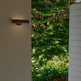 Monay Square LED-Solar-Außenwandlampe schwarz IP44 von Nordlux in Schwarz – Produktfoto 3 von 5