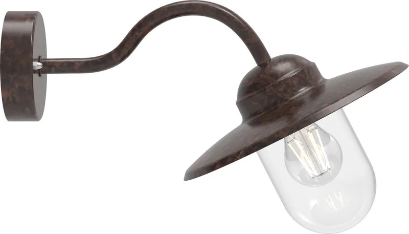 Luxembourg 22671009 Utomhusväggbelysning LED E27 Rostfärgad från Nordlux i Roestig – produktbild