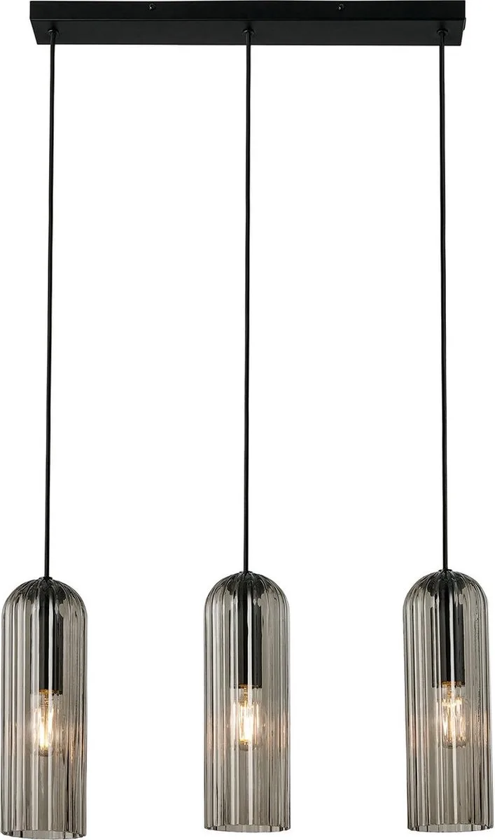 Cluster-Pendelleuchte Miella von Nordlux in Smokey Glas – Produktfoto