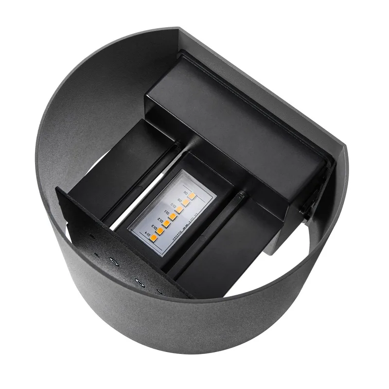 Milda-wandlamp-LED module-antraciet fra Nordlux i Antracit – produktbillede 3 af 4
