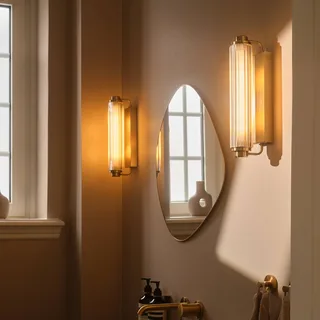 Nimal-wandlamp-2xE14-messing fra Nordlux i Messing – produktbillede 2 af 4