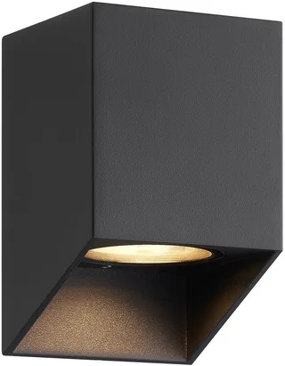 Applique d'extérieur Nico Square, noire de Nordlux en Noir – photo produit 1 sur 3