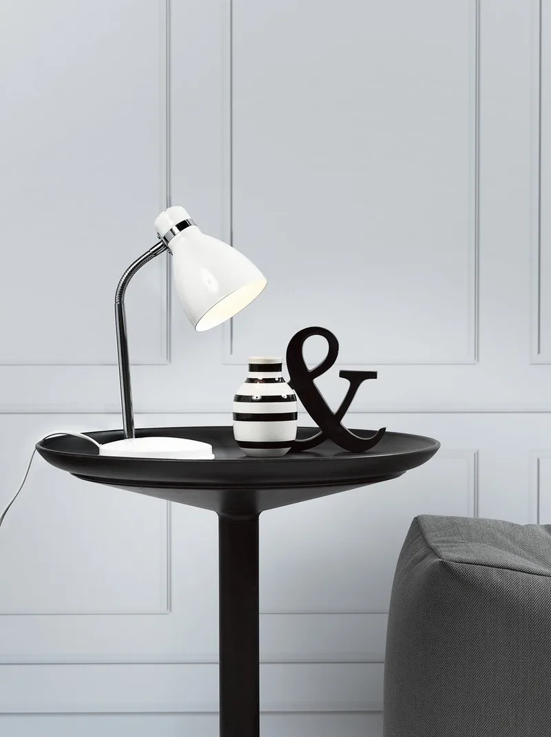 Nordlux-Cyclone-Tafellamp-E14-wit de Nordlux en Blanc – photo produit 1 sur 2
