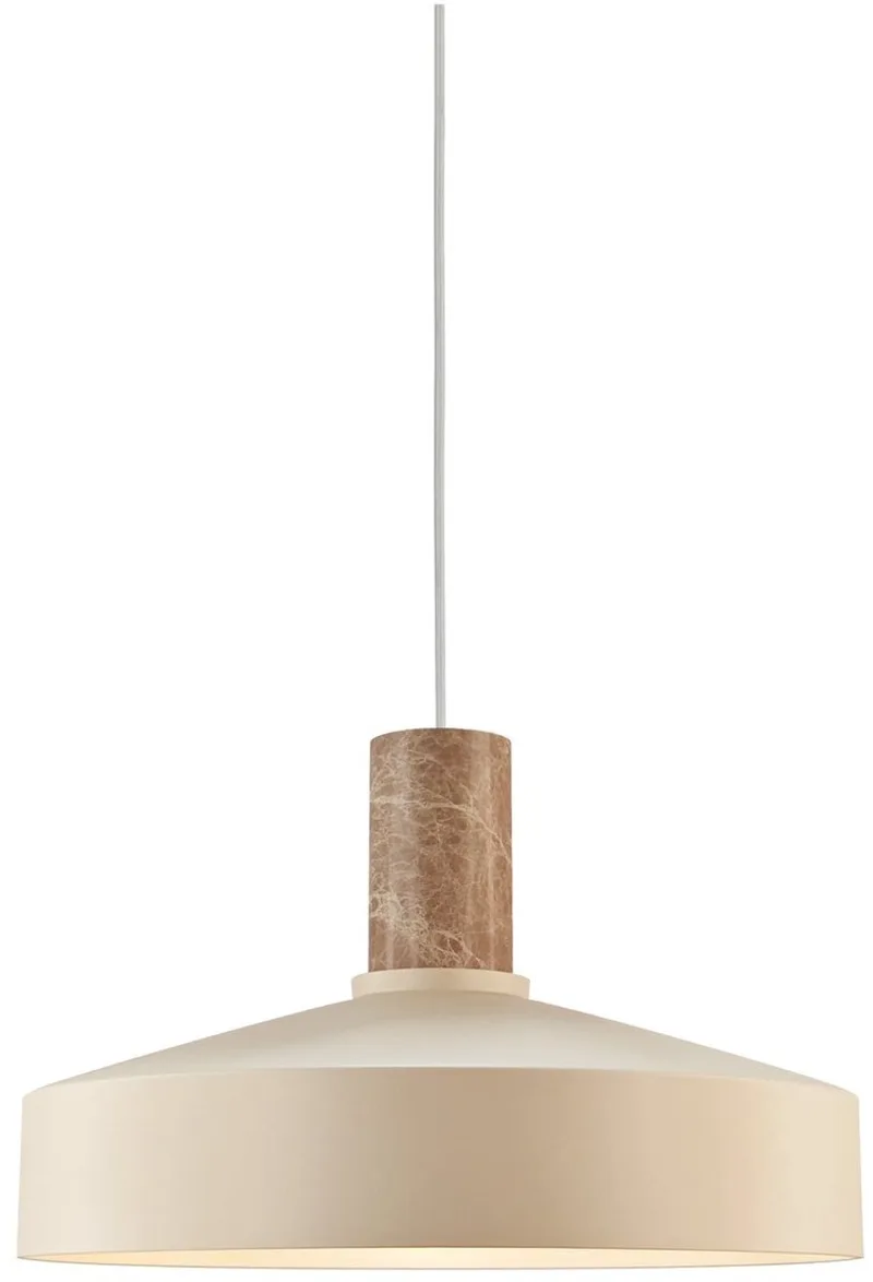 Nordlux-Elvas Marmer-hanglamp-E27-Beige från Nordlux i Beige – produktbild 1 av 4