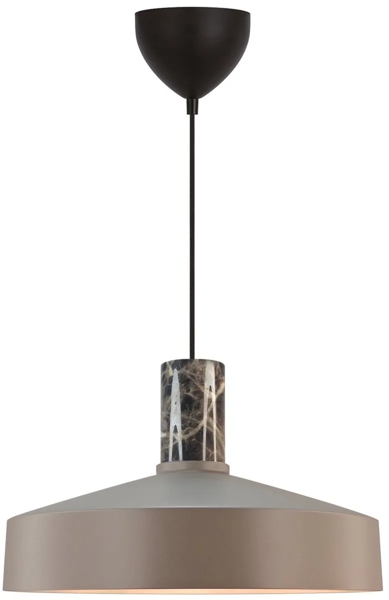 Nordlux-Elvas Marmer-hanglamp-E27-Bruin fra Nordlux i Brun – produktbillede 1 af 4