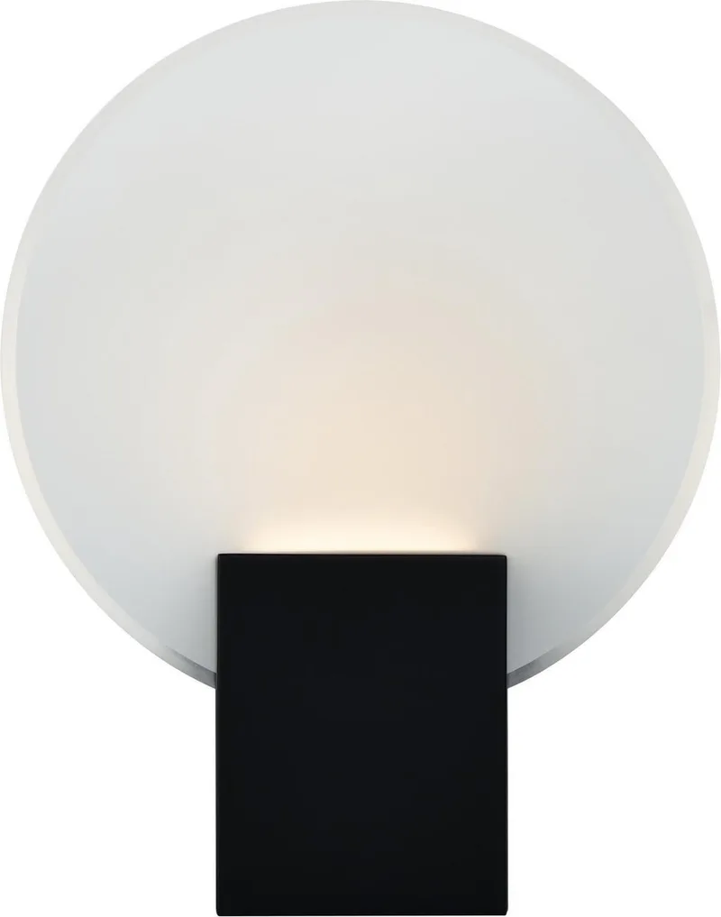 Dimbar LED-vägglampa Hester från Nordlux i Svart – produktbild 1 av 5