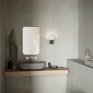 Dimbar LED-vägglampa Hester från Nordlux i Svart – produktbild 4 av 5