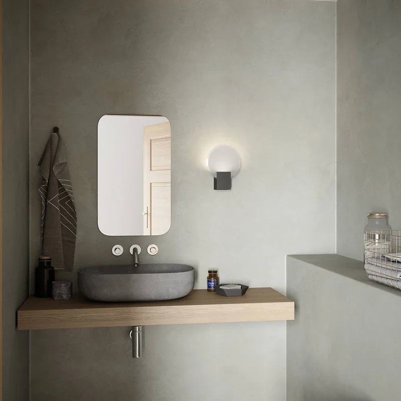 Dimbar LED-vägglampa Hester från Nordlux i Svart – produktbild 4 av 5