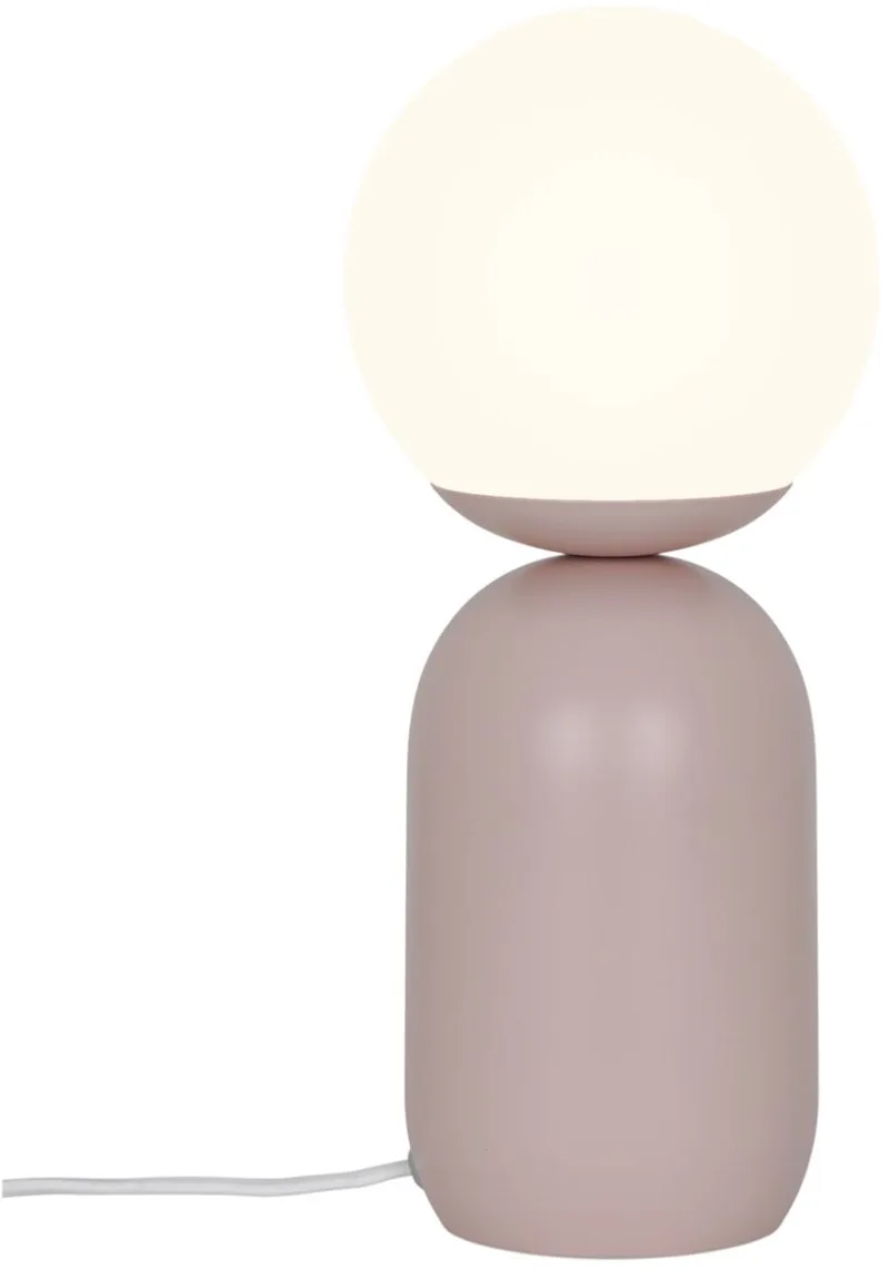 Nordlux-Notti - Tafellamp - E14 - Dusty rose från Nordlux i Rosa – produktbild