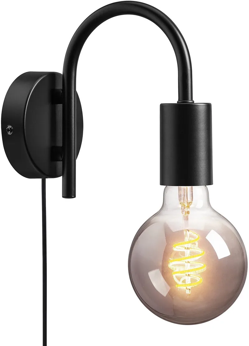 Nordlux-Paco - Wandlamp - E27-Zwart fra Nordlux i Sort – produktbillede