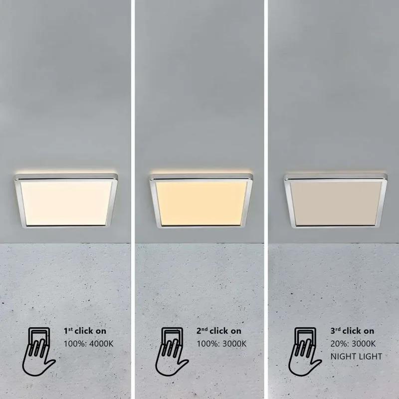 Oja 29 Square Plafondlamp 3000/4000K White från Nordlux – produktbild