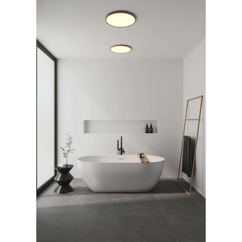 Oja 42 Deckenleuchte IP54 2700K Dim Wood von Nordlux – Produktfoto