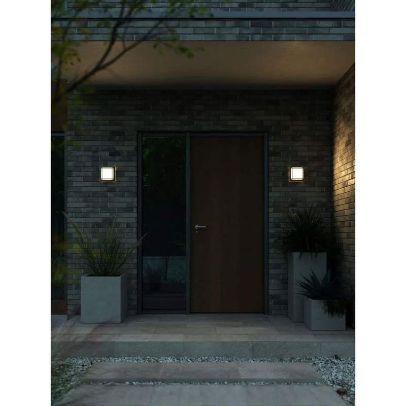 Applique d'extérieur Oliver Square Black de Nordlux – photo produit