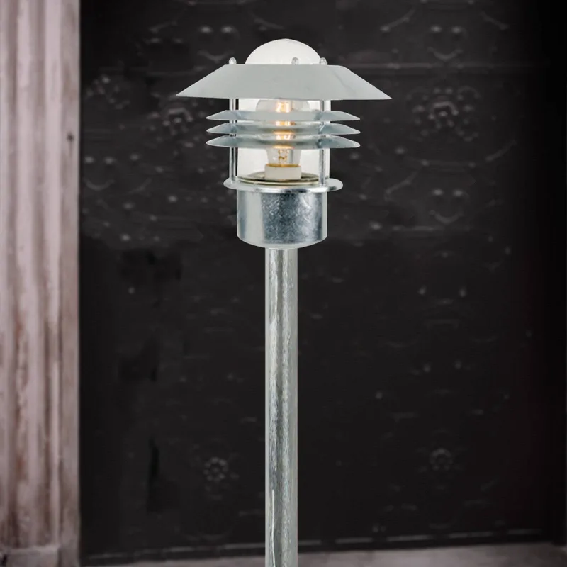 Vejers Lampe de Jardin Galvanised de Nordlux en Staalgrijs – photo produit 1 sur 5