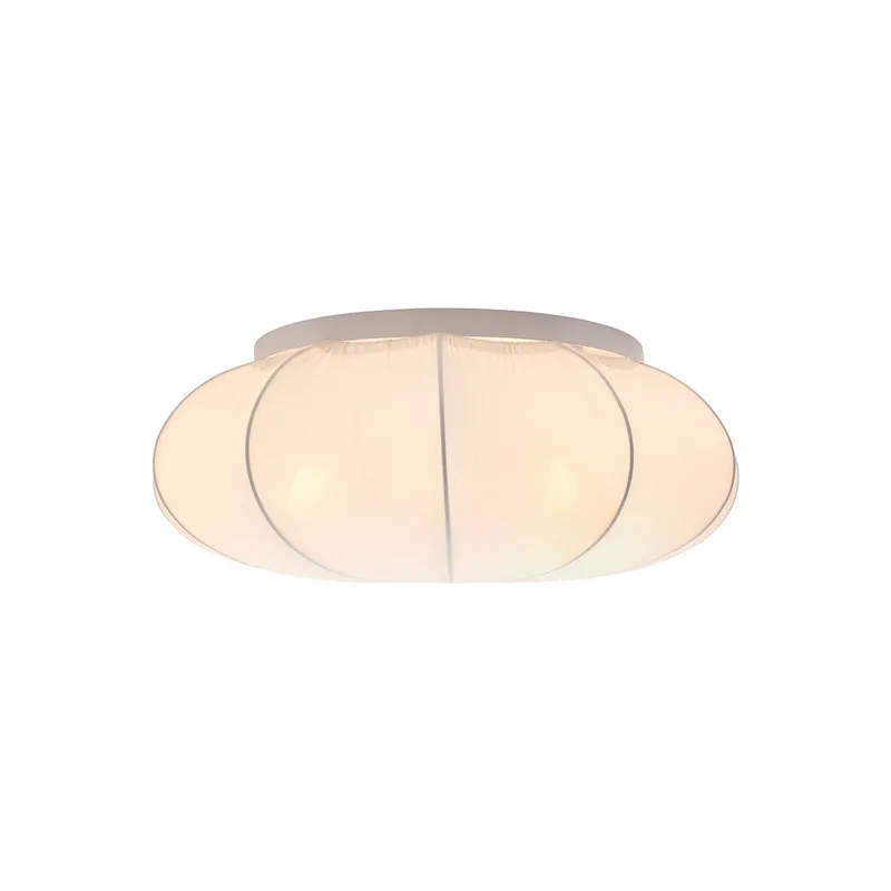 Plafondlamp Aeron, Ø 60 cm, textiel, E27 fra Nordlux i Hvid – produktbillede 4 af 4