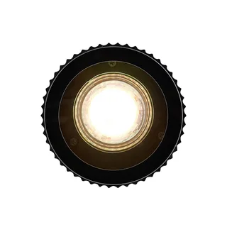 Plafondlamp Kyklop Ripple, aluminium, GU10 van Nordlux in Zwart – productfoto 2 van 3