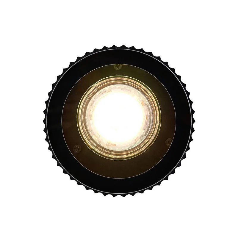 Plafondlamp Kyklop Ripple, aluminium, GU10 van Nordlux in Zwart – productfoto 2 van 3
