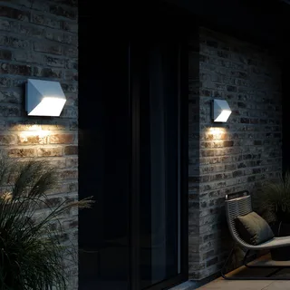 Pontio 27 Außenwandleuchte White von Nordlux in Weiß – Produktfoto 2 von 3