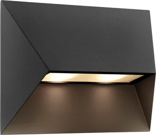 Pontio 27-wandlamp-2xGU10-zwart fra Nordlux i Sort – produktbillede 1 af 2