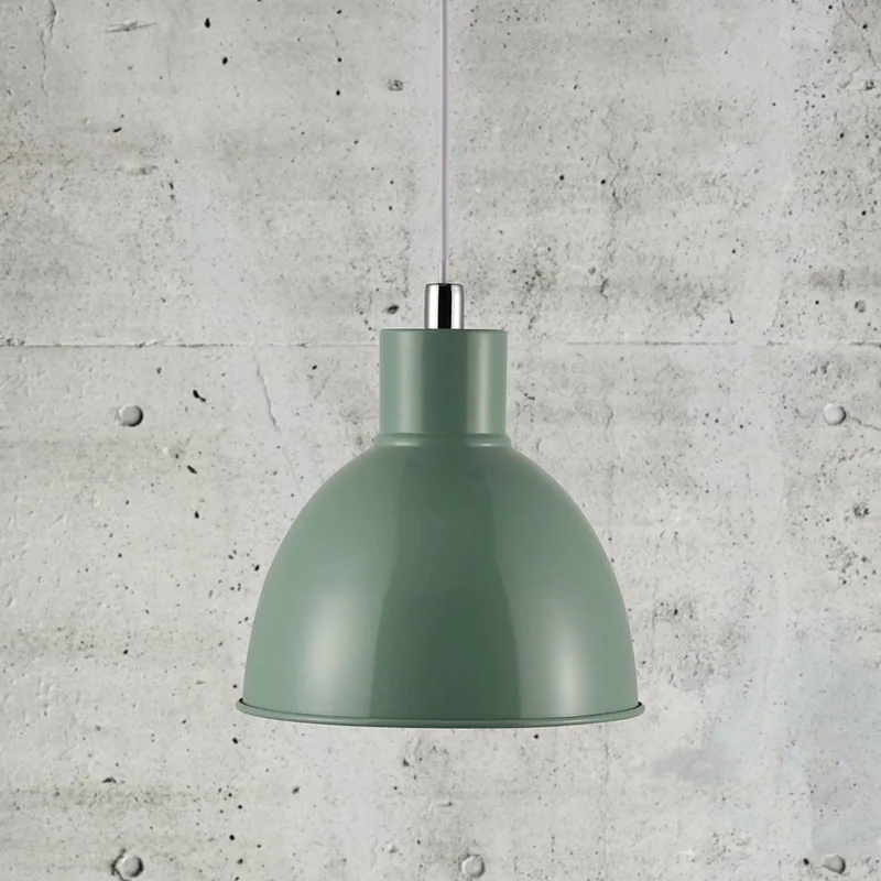 Pop hængelampe med metalskærm, grøn fra Nordlux i Grøn – produktbillede 2 af 2