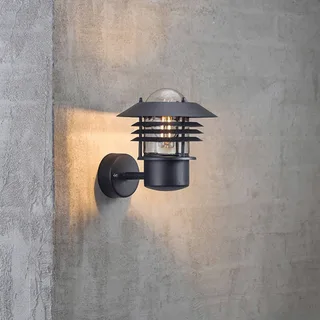 Formskön utomhusvägglampa Vejers i svart från Nordlux i Svart, Helder – produktbild 4 av 5