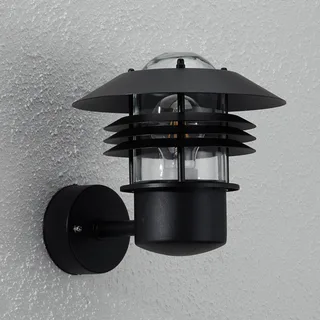Formskön utomhusvägglampa Vejers i svart från Nordlux i Svart, Helder – produktbild 3 av 5
