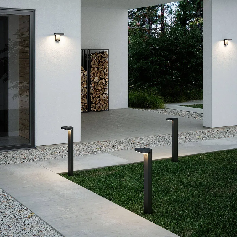 Rica Square 2118161003 Applique solaire extérieure LED LED 5 W noir de Nordlux en Noir – photo produit 2 sur 4