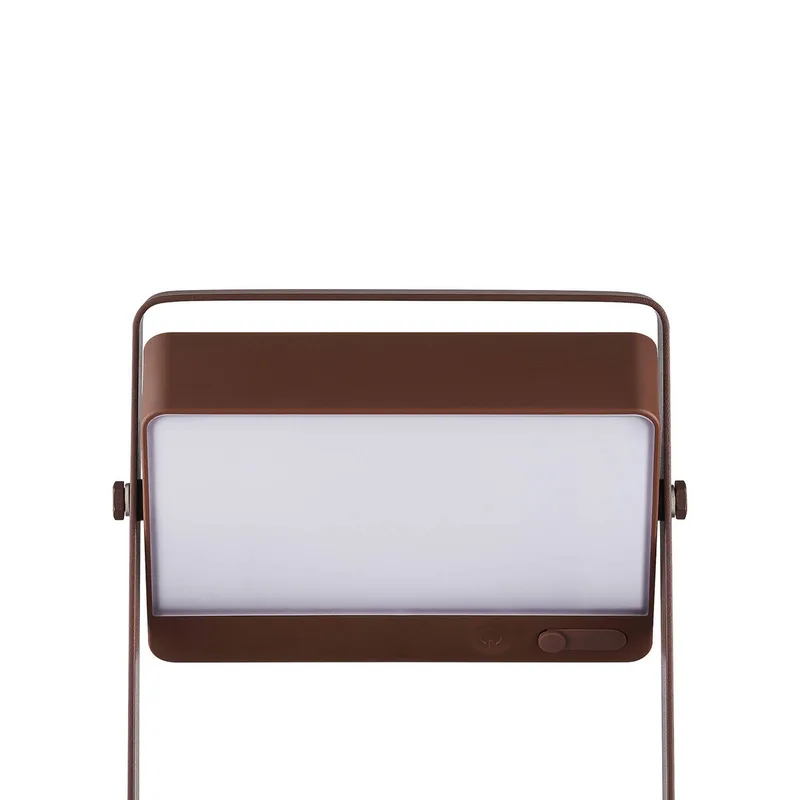 Saulio LED tafellamp op zonne-energie, IP44, aluminium, USB, accu de Nordlux en Marron – photo produit 4 sur 5