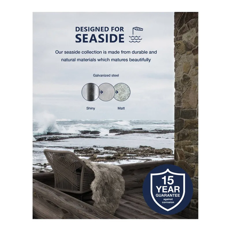Applique murale d'extérieur Scorpius, intensité ajustable de Nordlux en Argent – photo produit 3 sur 5
