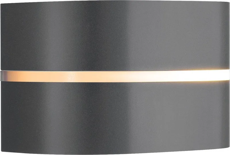 Sibelis-wandlamp-E27-antraciet fra Nordlux i Antracit – produktbillede 1 af 2