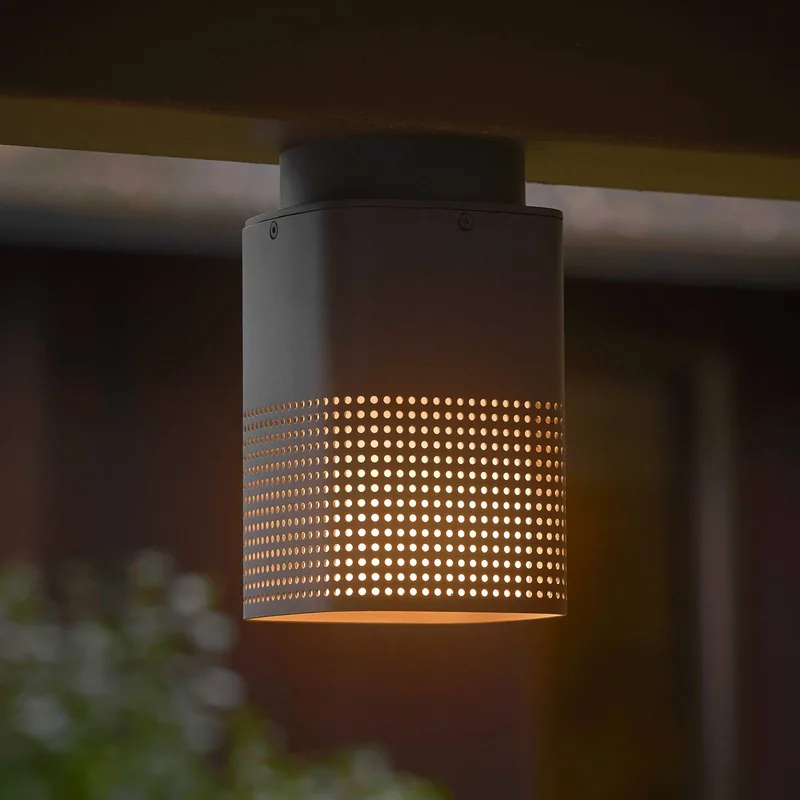 Sidara Seaside buiten-downlight, IP54, E27 fra Nordlux i Antracit – produktbillede 1 af 4